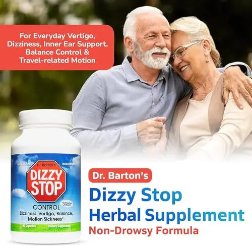 Dizzy Stop Dr. Barton’s All-Natural Vertigo Comfort, Inner Ear Balance Supp Dizzy Stop Au supplements