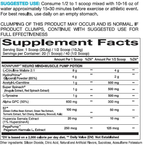 InnovaPharm NOVAPUMP Neuro (BlackBerry Mojito) Powder - 14.5 Ounces InnovaPharm Au supplements