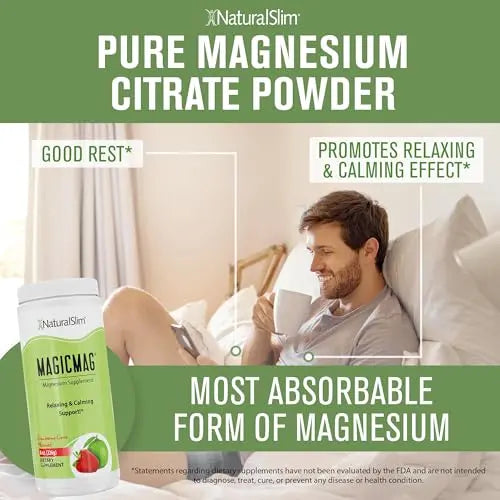 NaturalSlim Magicmag Pure Magnesium Citrate Powder – Stress, Constipation, Muscle NaturalSlim Au supplements