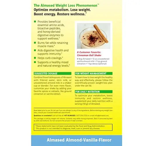 Almased Protein Powder for Weight Loss Kit for Men & Women, Natural Meal Replacement Almased Au supplements