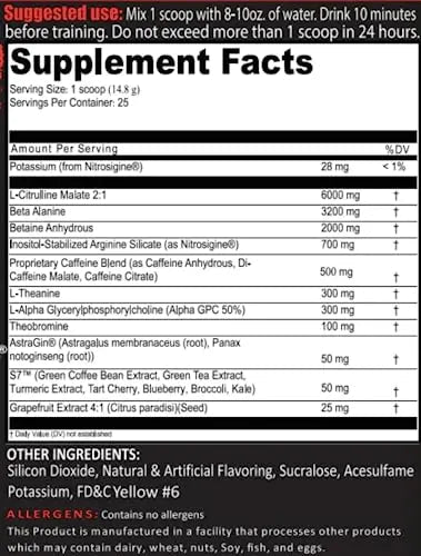 FRONTLINE FORMULATIONS Crucible Pre-Workout Powder, Explosive Workouts, Laser Focus FRONTLINE FORMULATIONS Au supplements