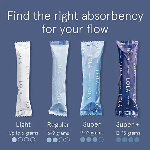 LOLA Organic Cotton Tampons, 60 Count - Tampons Regular, Period Feminine Hygiene Products LOLA Au supplements