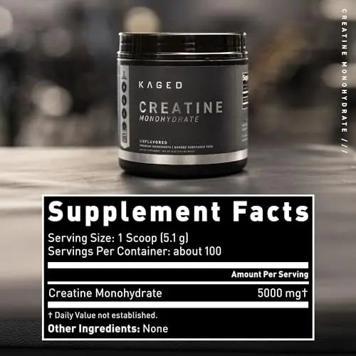 Kaged Pre Sport & Creatine Monohydrate Bundle | Glacier Grape Pre + Unflavored Creatine Kaged Au supplements