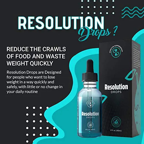 TLC Resolution Weight Loss Drops: 2 Oz - 60 ML Total Life Changes Au supplements