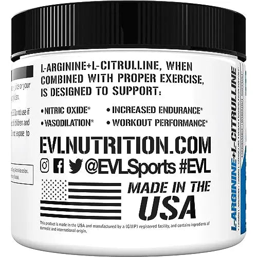 Evlution Nutrition L-Arginine + L-Citrulline - Endurance + Workout Performance Evlution Au supplements