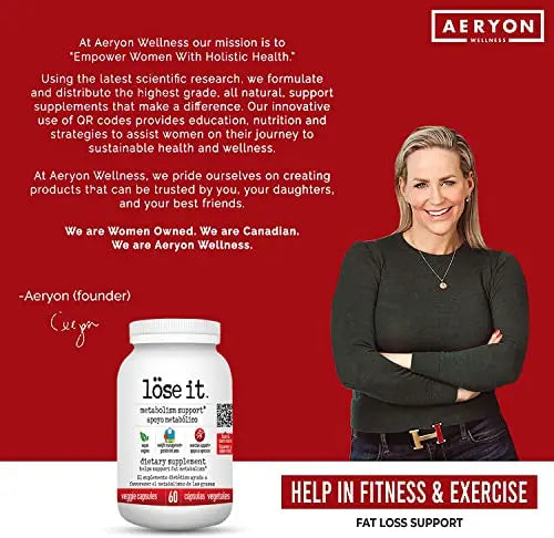 Lose It by Aeryon Wellness - Fitness Management & Exercise Enhancer - Hormone Balance Aeryon Ashlie Wellness Au supplements