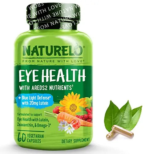 NATURELO Eye Vitamins - AREDS 2 Formula Nutrients with Lutein, Zeaxan NATURELO Au supplements