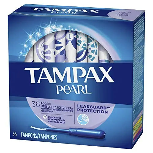 Tampax Pearl Plastic Tampons, Light Absorbency, Unscented, 36 Count (Pack of 2) (72 Total Count) Procter & Gamble Au supplements