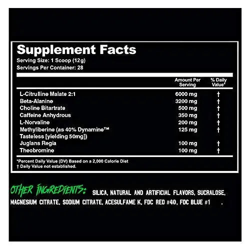 Outbreak Nutrition Pathogen Pre Workout with Beta-Alanine, Energy Boosting Muscle Outbreak Nutrition Au supplements