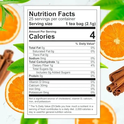 Total Tea SIimming Detox Tea Caffeine Free - 25 Day Detox Tea - Herbal Tea Total Tea Au supplements