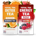 Total Tea Detox Tea & Energy Tea Set - 25 Day Detox Tea - Herbal SIim Tea Total Tea Au supplements