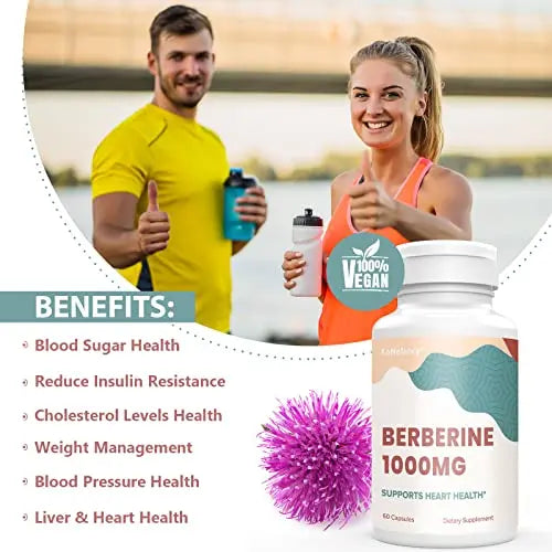 KoNefancy Berberine 1000mg with Silymarin,High Absorption Berberine HCL Supplements KoNefancy Au supplements