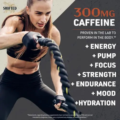 SHIFTED Maximum Pre Workout Powder, Energy & Focus Supplement with Creatine Monohydrate SHIFTED Au supplements