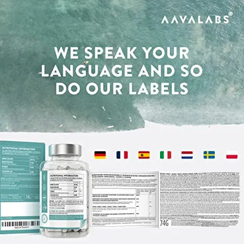 Marine Collagen Tablets for Women and Men with Hyaluronic Acid, Natural Vitamin C & Magnesium - with Pure Collagen peptides AAVALABS Au supplements
