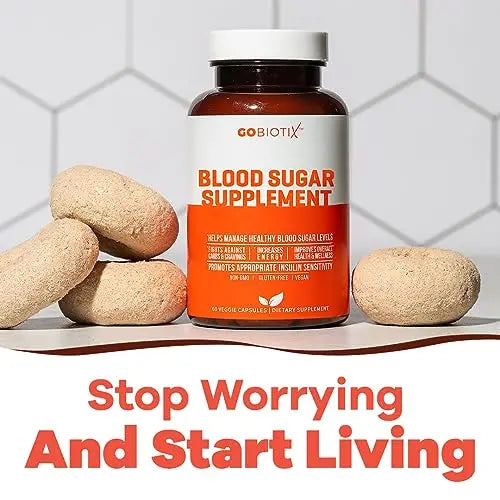 GOBIOTIX Blood Sugar Support - Cinnamon, Berberine and Selenium Capsules - Blood Sugar GOBIOTIX Au supplements