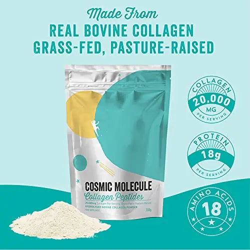Cosmic Molecule UK's 1st 20,000mg Collagen Peptides Powder 350G (up to 35 Servings) Cosmic Molecule Au supplements