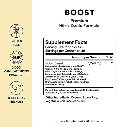 Tranont Boost - Premium Nitric Oxide Supplement Formula - Promotes Optimal Health Tranont Au supplements