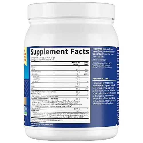 Garden of Life Super Seed - Vegetarian Whole Food Fiber Supplement with Protein and Omega 3 Garden of Life Au supplements