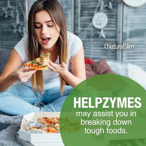 NaturalSlim Helpzymes Digestive Enzymes for Digestion, Bloating, Gas Reli NaturalSlim Au supplements