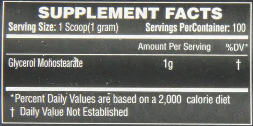 LiveLong Nutrition Glycerol Monostearate GMS Powder - Hydration, Endurance, Muscle LiveLong Nutrition Au supplements