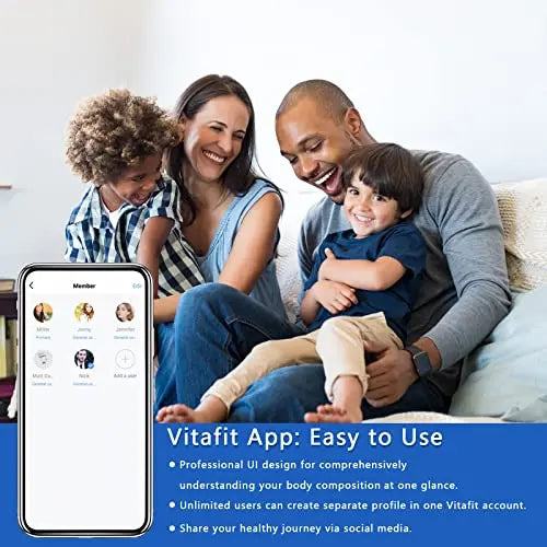 Vitafit Smart Scales for Body Weight and Fat Percentage, Weighing Professional Since 2001 Vitafit Au supplements