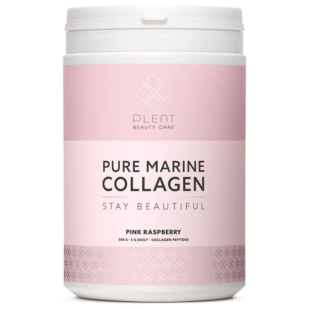 Plent Pure Marine Collagen Pink Raspberry - Stay Beautiful - 5G Daily - Collagen Peptides - 300g Plent Au supplements