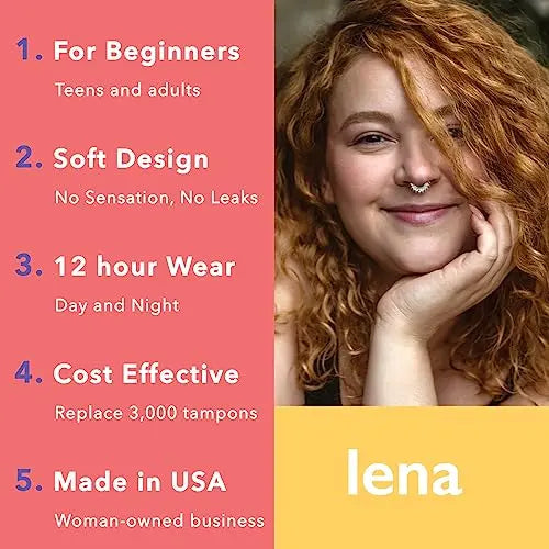 Lena Cup Reusable Menstrual Cup | Purple, Large | Experienced and Advanced Cup Users Lena Au supplements
