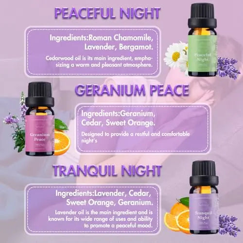 WECONA Essential Oils for Diffusers For Home - Dreamland Slumber Aromatherapy Oils Set WECONA Au supplements