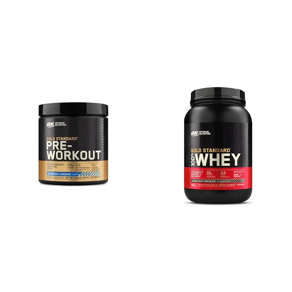 Optimum Nutrition Gold Standard Pre-Workout & Gold Standard 100% Whey Protein Optimum Nutrition Au supplements