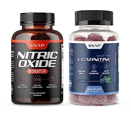 Snap Supplements Nitric Oxide Booster and L-Carnitine Gummies Snap Supplements Au supplements