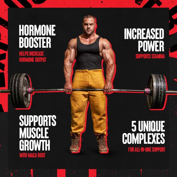 Animal Stak – Complete Natural Hormone Booster Supplement with Tribulus – Natural Testosterone Booster for Athletes – Contains Estrogen Blockers – 1 Month Cycle Animal Au supplements