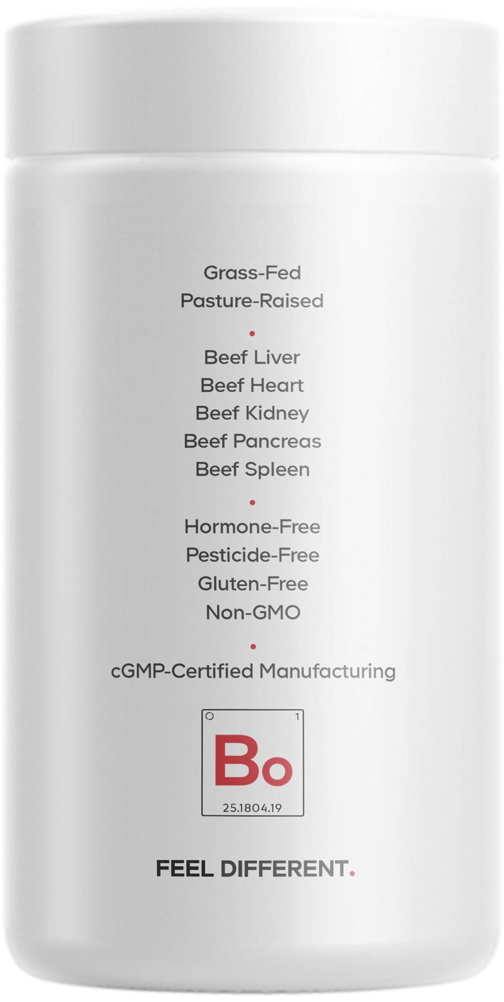 Codeage Grass Fed Beef Organs Supplement – Glandulars Supplements - Freeze Dried, Non-Defatted, Desiccated Liver, Heart, Kidney, Pancreas & Spleen Bovine Pills – Beef Vitamins - Non-GMO -180 Capsules Codeage Au supplements