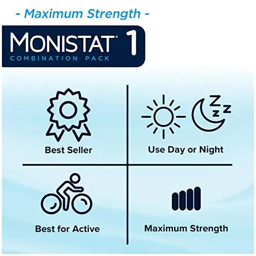 MONISTAT 1-Dose Yeast Infection Treatment, 1 Ovule Insert & External Itch Cream Monistat Au supplements