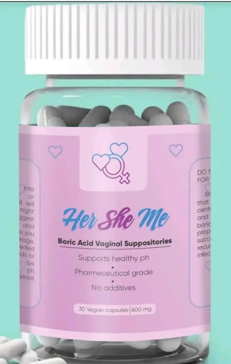 HerSheMe Boric Acid Vaginal Suppositories HerSheMe Au supplements