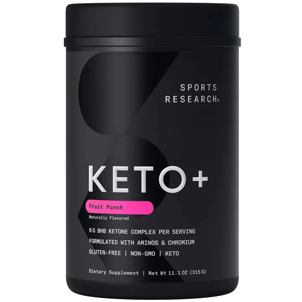 Sports Research Keto Plus Exogenous Ketones with goBHB - 30 Servings | Keto Electrolyte Sports Research Au supplements