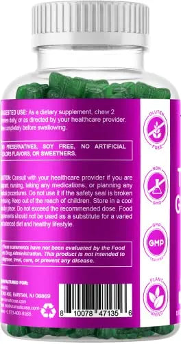 Vitamatic 2 Pack Vegan Thyroid Support Gummies with Iodine & Kelp - 60 Count Vitamatic Au supplements