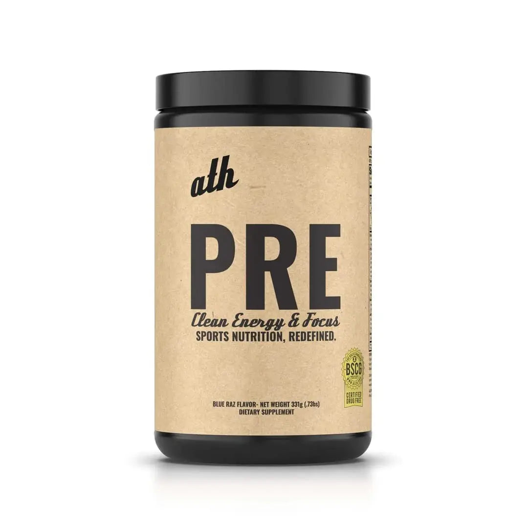 ATH PRE, Natural Plant Based Pre Workout, Low Caffeine, Low Stim, Pump, Clean Ingredients ATH Au supplements