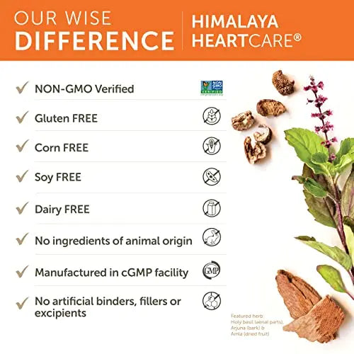 Himalaya HeartCare, Cholesterol and Blood Pressure Supplements for Cardiovascular Himalaya Au supplements