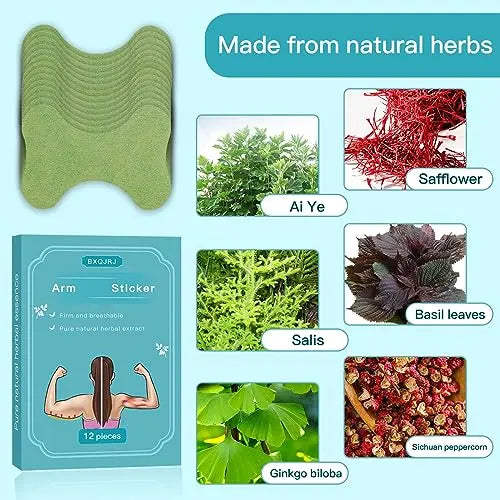 Mugwort Patch - Natural Herbal Patch for Women and Men (12) BXQJRJ Au supplements