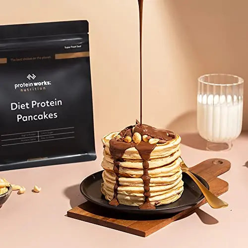 Protein Works - Diet Protein Pancake Mix | 135 Calories Per Serving | Low Sugar Protein Pancake Mix Protein Works Au supplements