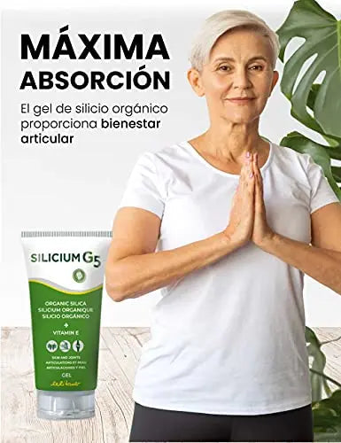 SILICIUM G5 Gel | Transdermal Silica Supplement for Skin Application and Dermal Absorption SILICIUM G5 Au supplements