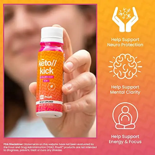 Pruvit Keto Kick Strawberry Kiwi Exogenous Ketones Exalt The Benefits of Natural Slim PRÜVIT Au supplements