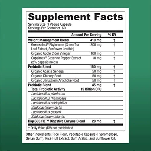 Physician's CHOICE Probiotics for Weight Management & Bloating - 6 Probiotic Strains Physician's CHOICE Au supplements