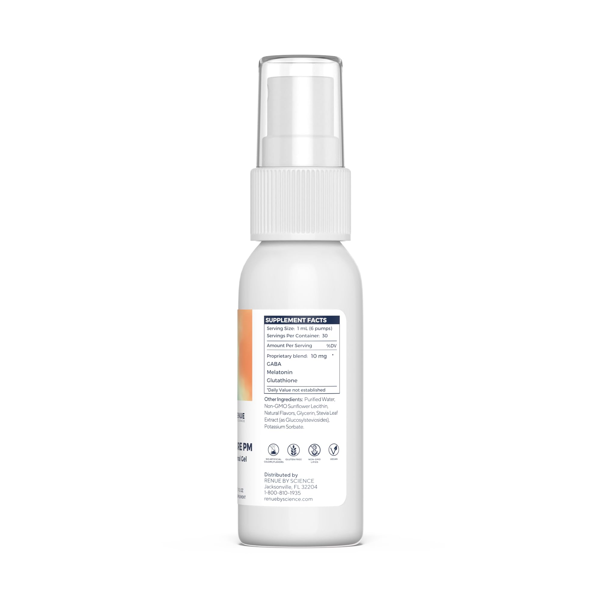 Renue By Science Restore PM | Liposomal Melatonin GABA Supplement Spray | 30ml Spray with Melatonin Glutathione & GABA 10mg - Sleep Aid Melatonin | Non-GMO | Made in The USA & Third Party Tested Renue By Science Au supplements