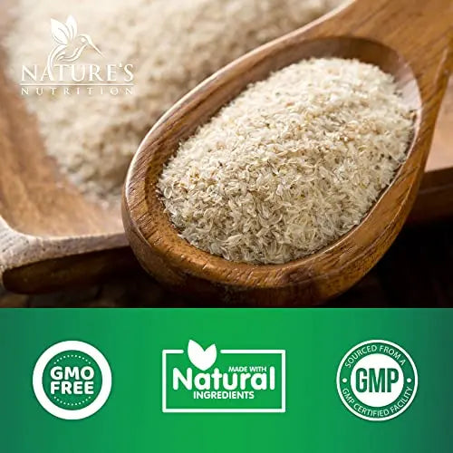 High Absorption Psyllium Husk Capsules 1450mg, Natural Soluble Fiber Supplement Non-GMO Nature's Nutrition Au supplements