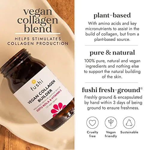 Fushi Vegan Collagen Booster, Vegan Amino Acids, with Vitamin C, E, Biotin Fushi Au supplements