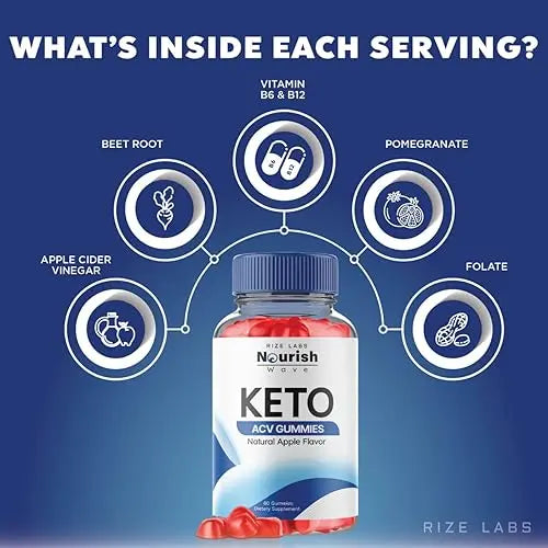 Nourish Wave Keto ACV Gummies, Nourish Wave Keto ACV Gummies for Advanced Health rize labs Au supplements