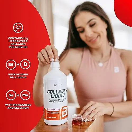 BioTechUSA Collagen Liquid, Flavored Dietary Supplement Drink with Collagen, Vitamins BioTechUSA Au supplements