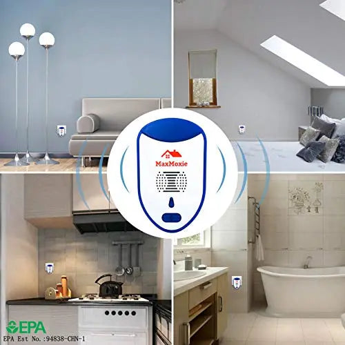MaxMoxie Ultrasonic Pest Repeller, Humane Mice Control Electronic Insect MaxMoxie Au supplements